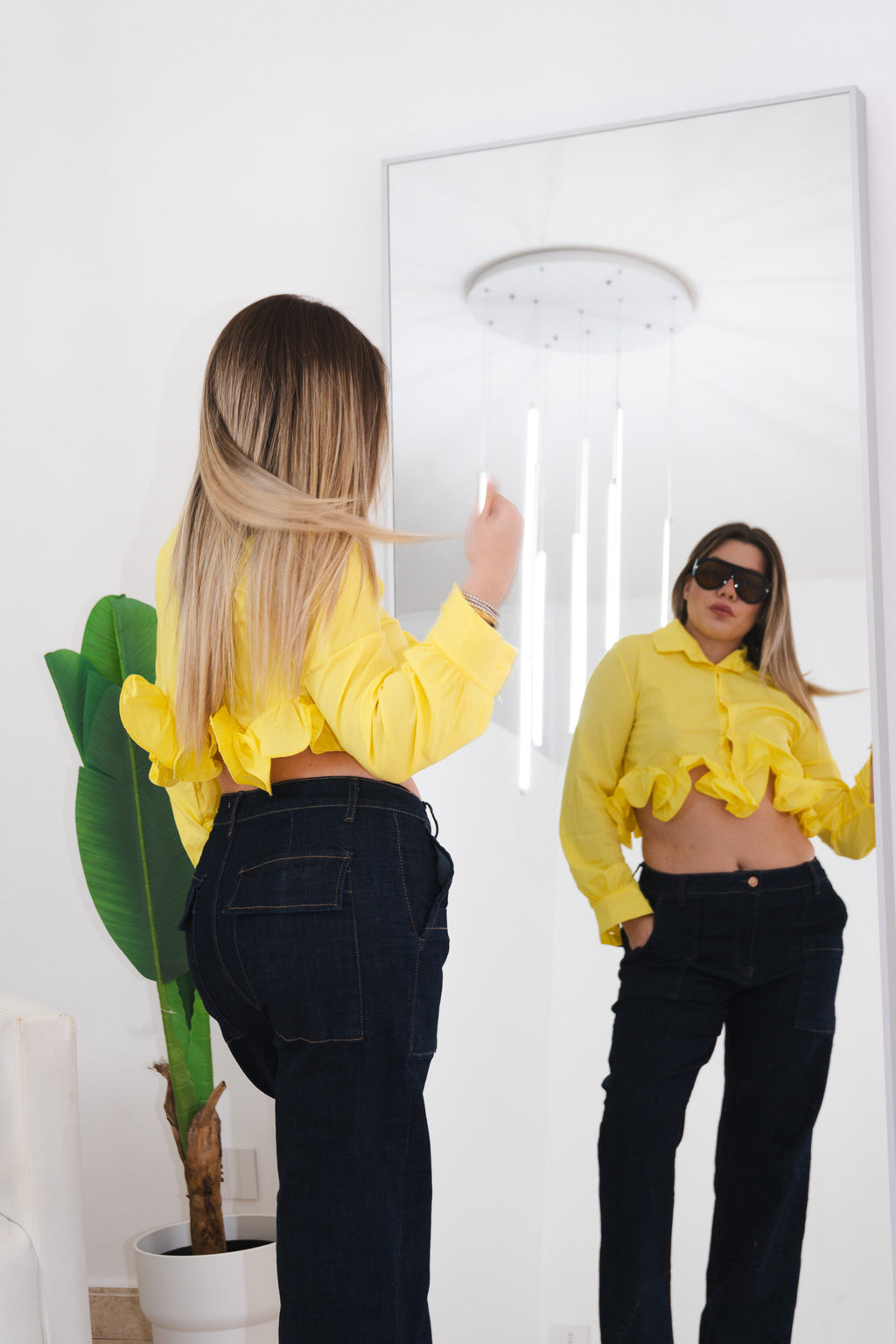 Camicia Sole Gialla